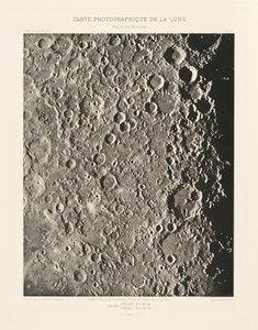 Fotografische Karte des Mondes, Tafel III von Charles le Morvan