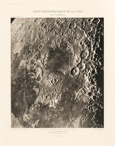 Fotografische Karte des Mondes, Tafel II, 15. März von Charles le Morvan