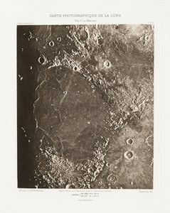 Fotografische Karte des Mondes, Tafel IX.A von Charles le Morvan