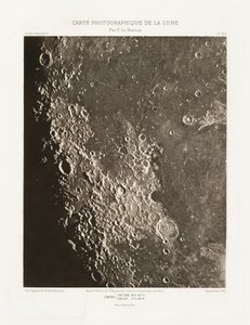 Fotografische Karte des Mondes, Platte VIII.A von Charles le Morvan
