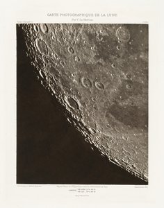 Fotografische Karte des Mondes, Tafel XII.A von Charles le Morvan