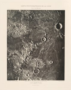 Fotografische Karte des Mondes, Tafel XIII von Charles le Morvan