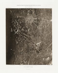 Fotografische Karte des Mondes, Tafel XIV.A von Charles le Morvan