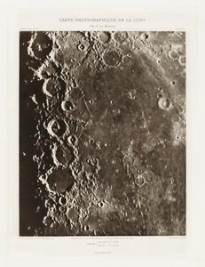Fotografische Karte des Mondes, Tafel XIX.A von Charles le Morvan