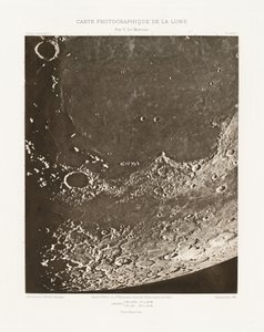Fotografische Karte des Mondes, Tafel XVIII.A von Charles le Morvan