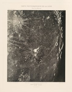 Fotografische Karte des Mondes, Tafel XV von Charles le Morvan