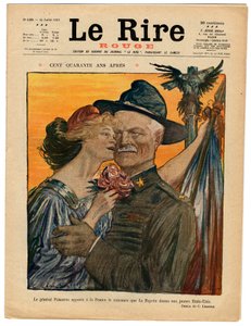 Cover von „Le Rire rouge“, Satirisch in Farben