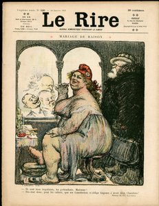 Titelblatt von „The Laughs“, Satirique en Couleurs von Charles Leandre