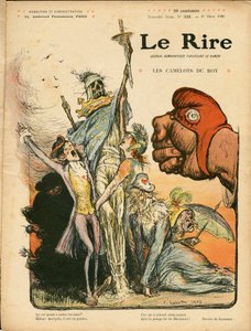 Cover von „Das Lachen“, Nummer 321, Satirisch in Farben von Charles Leandre