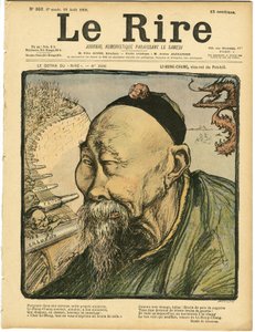 Illustration von Charles Leandre (1862-1934) für das Cover von Le Lire