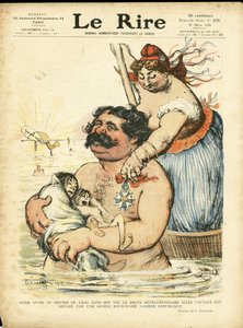 Illustration von Charles Leandre (1862-1934) für das Cover von Le Lire von Charles Leandre
