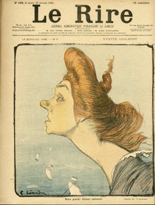 Illustration von Charles Leandre (1862-1934) für das Titelblatt von Le Rire