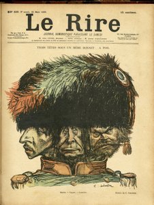 Illustration von Charles Leandre (1862-1934) für das Cover von Le Rire von Charles Leandre