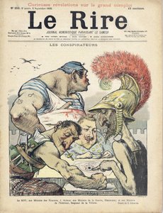 Illustration von Charles Leandre (1862-1934) für das Cover von Le Rire von Charles Leandre