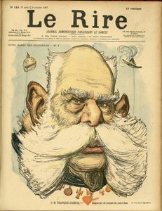 Illustration von Charles Leandre (1862-1934) für das Cover von Le Rire