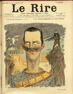 Illustration von Charles Leandre (1862-1934) für das Cover von Le Rire von Charles Leandre