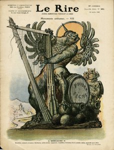 Illustration von Charles Leandre (1862-1934) für das Cover von Le Rire von Charles Leandre