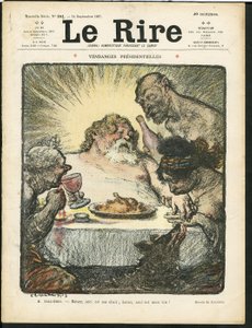 Illustration von Charles Leandre (1862-1934) für das Cover von Le Rire von Charles Leandre