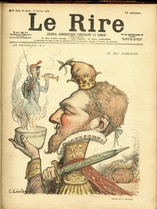 Illustration von Charles Leandre (1862-1934) für das Cover von Le Rire