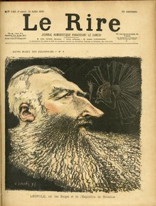 Illustration von Charles Léandre (1862-1934) für das Cover von Le Rire