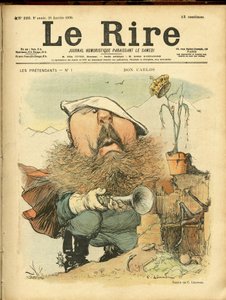 Illustration von Charles Léandre (1862-1934) für das Cover von Le Rire von Charles Leandre