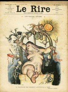 Illustration von Charles Leandre (1862-1934) für das Cover von Le Rire von Charles Leandre