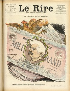 Illustration von Charles Leandre (1862-1934) für das Titelblatt von Le Rire
