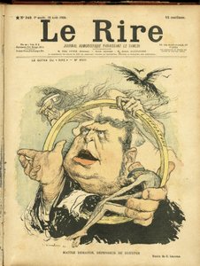 Illustration von Charles Léandre (1862-1934) für das Titelblatt von Le Rire von Charles Leandre