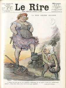 Illustration von Charles Leandre für das Cover von Le Rire, 30/09/22