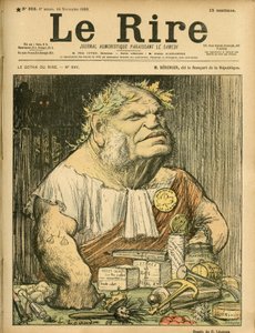 Illustration von Charles Leandre (1862-1934) für das Titelblatt von Le Rire, Nr. 263 von Charles Leandre