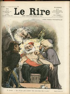 Illustration von Charles Leandre (1862-1934) für das Cover von Le Rire, Nr. 415