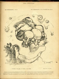 Illustration von Charles Leandre (1862-1934) in Le Rire von Charles Leandre