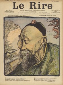 Li Hung Chang, Illustration für Le Rire von Charles Leandre