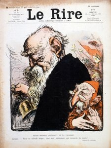 Satirische Illustration von Eugene Henri Brisson, Titelblatt von Le Rire 1906 von Charles Leandre