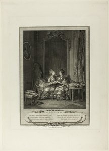 Vertrauen, aus Monument du Costume Physique et Moral de la fin du Dix-huitième siècle