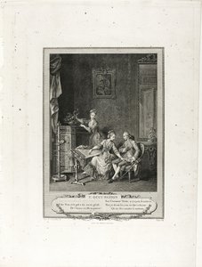 Die Besetzung, aus Monument du Costume Physique et Moral de la fin du Dix-huitième siècle