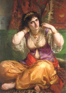 Die Odaliske von Charles Louis Lucien Muller