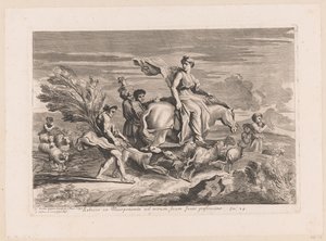 Rebecca verlässt Mesopotamien von Charles Macé