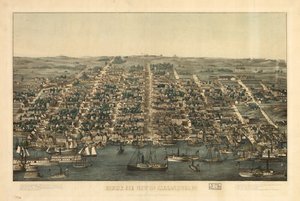 Vogelperspektive von Alexandria, Va. von Charles Magnus