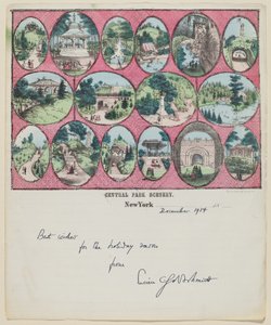 Central Park Landschaft (New York) von Charles Magnus