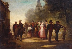 Die Dorfhochzeit, 1872