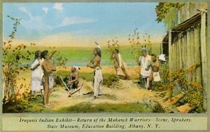 Irokesen-Indianer-Ausstellung, Staatsmuseum, Albany