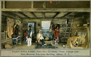 Irokesen-Indianer-Ausstellung, Staatsmuseum, Albany