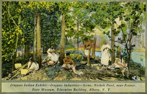 Irokesen-Indianer-Ausstellung, Staatsmuseum, Albany