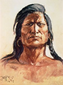 Shoshone Stammesangehöriger
