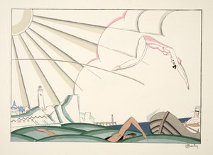 Bain de Mer, aus Sports & Divertissements, veröffentlicht 1914