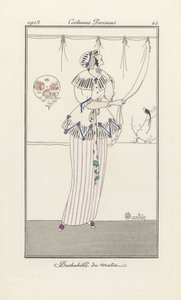 Déshabillé du matin, aus Costumes Parisiens, veröffentlicht 1913