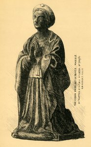 Die Verkündigung der Jungfrau, Marmorstatue, 1519, 1881 von Charles Martin Hodges