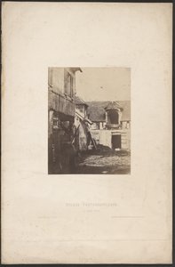 Hof eines Bauernhauses