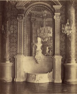 Innenansicht eines Palastes, wahrscheinlich das Hôtel de Ville, Paris